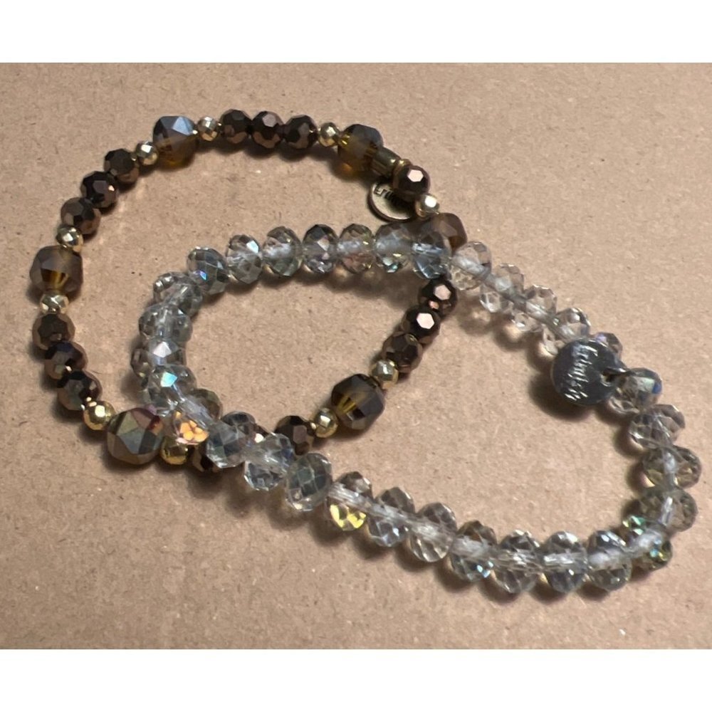 Erimish Crystal Stretch Bracelet (Set of 2)